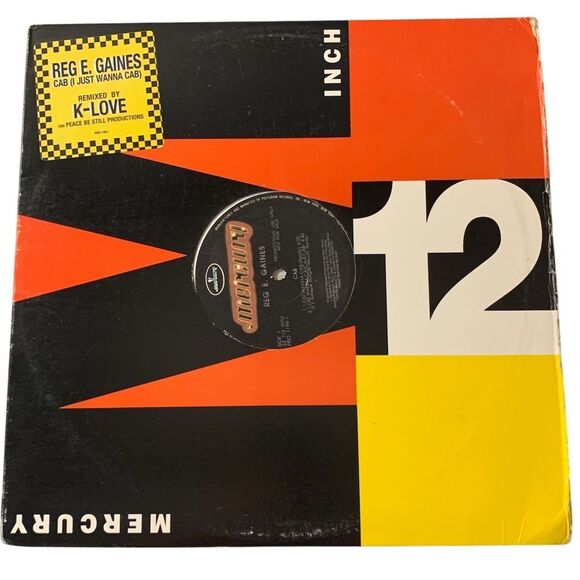 Reg E. Gaines - Cab (I Just Wanna Cab) 12" Vinyl Promo Single - Picture 1 of 4